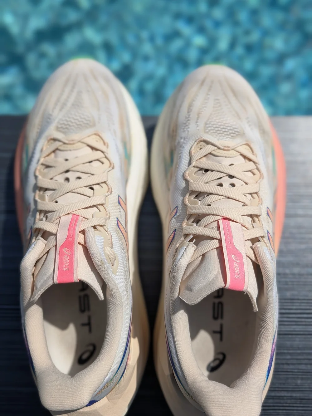 ASICS Superblast 3 Running Shoes Seashell Sun Coral Size US 6.5 (EU 39.5)
